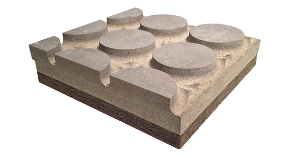 Pavimento radiante in cementolegno e fibra di legno BetonRadiant Fiber