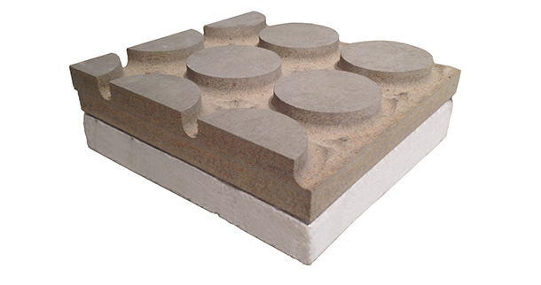 Pavimento radiante in cementolegno e polistirene espanso BetonRadiant Styr EPS