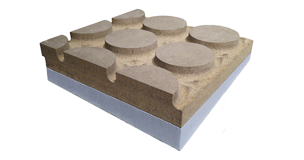 Pavimento radiante in cementolegno e polistirene estruso BetonRadiant Styr XPS